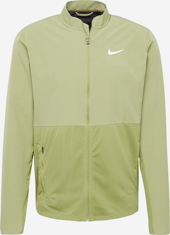 Vestes d’entraînement NIKE en vert : devant