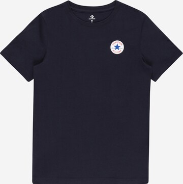 T-Shirt CONVERSE en bleu : devant