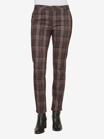 heine Slimfit Farkut 'Rick Cardona' värissä ruskea: etupuoli