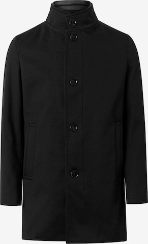 STRELLSON Between-Seasons Coat 'Finlay' in Black: front