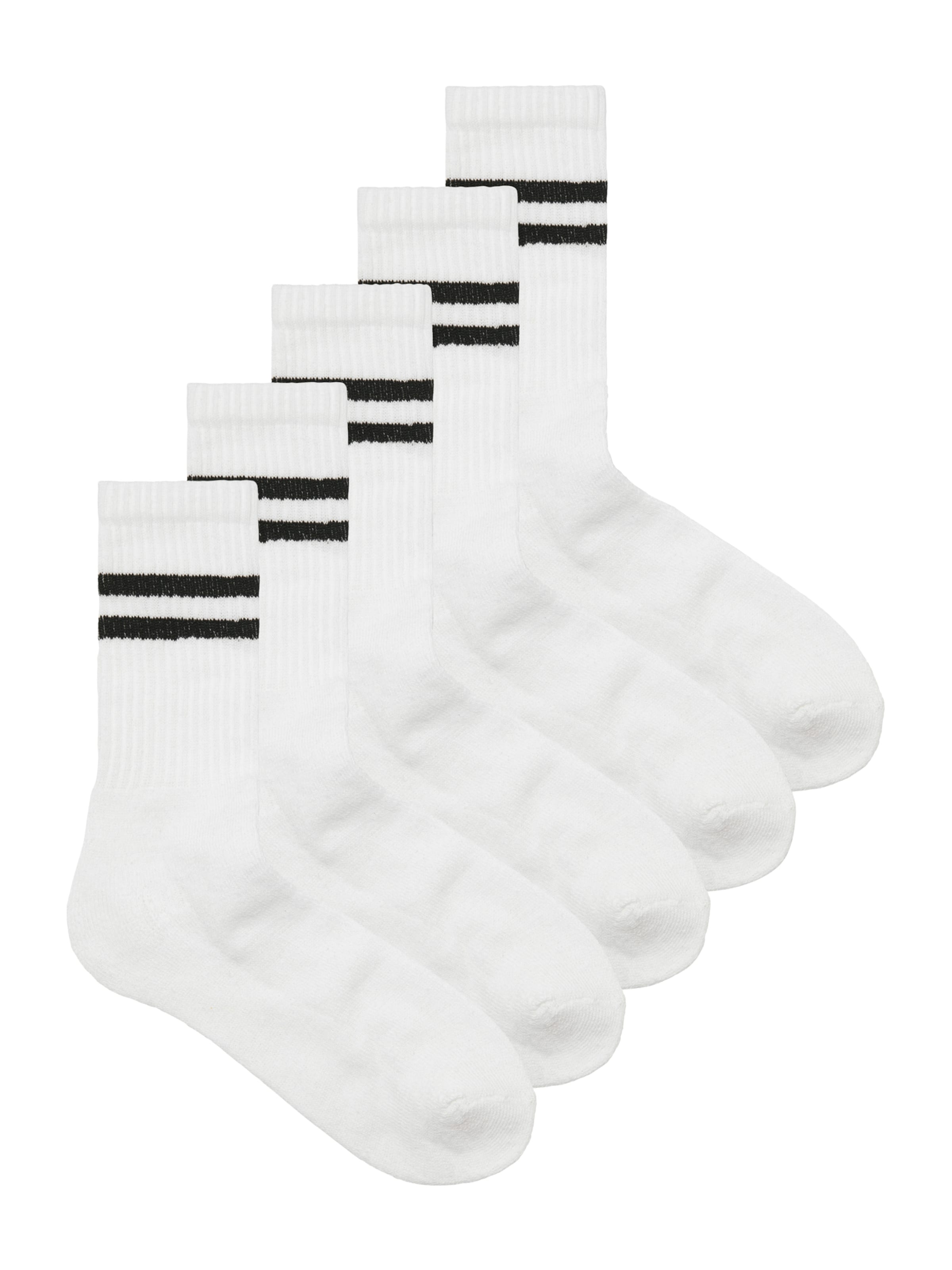 JACK & JONES Zokni 'JACREGEN' - fehér: elől