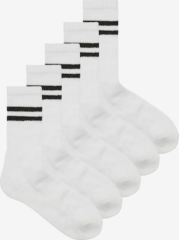 balta JACK & JONES Kojinės 'JACREGEN': priekis