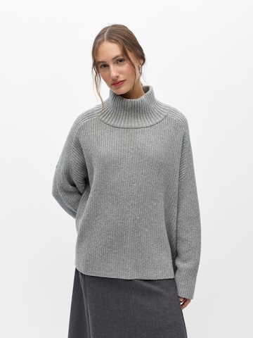 Pullover di OBJECT in grigio: frontale