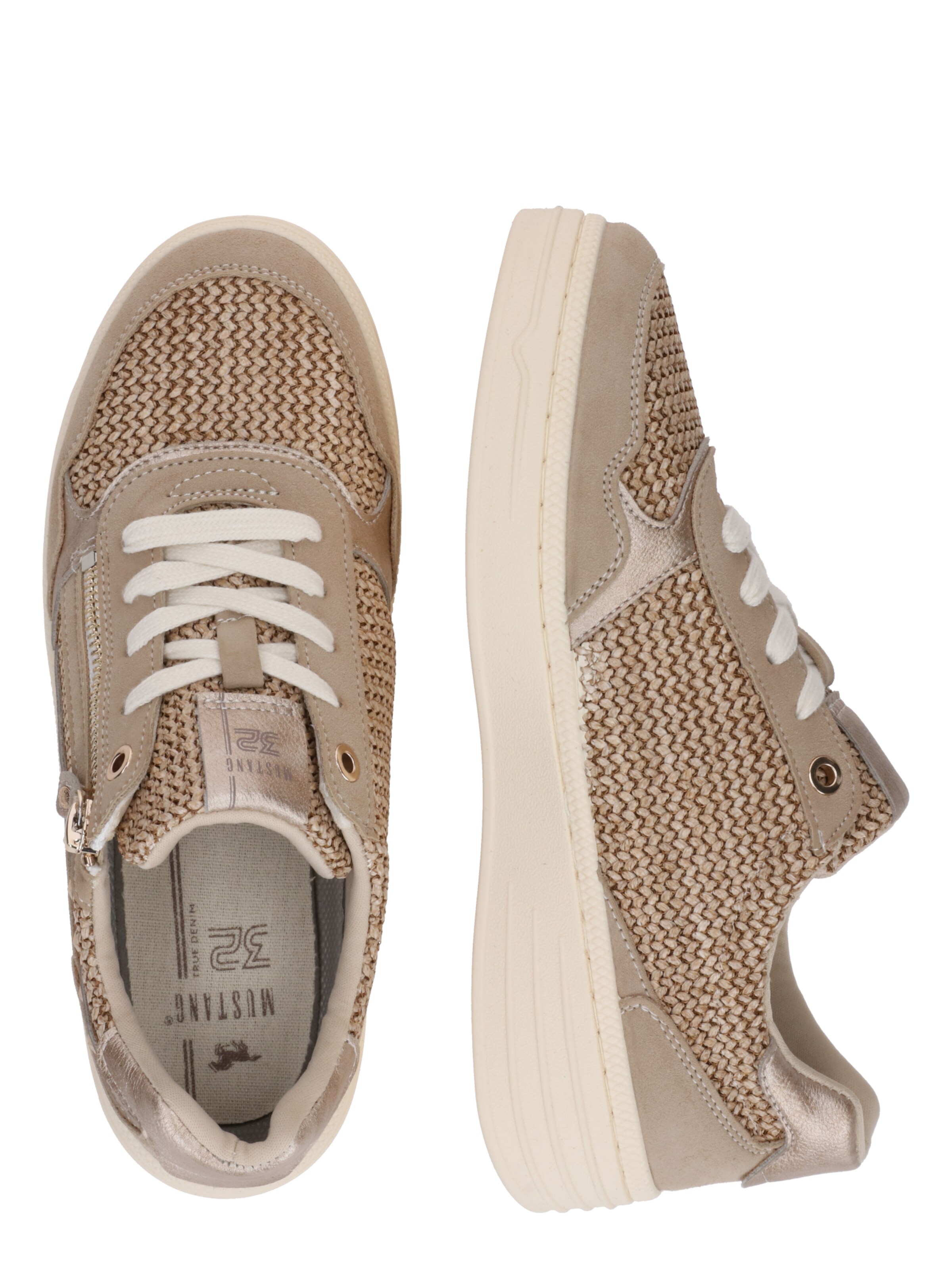 Sneaker bassa di MUSTANG in beige