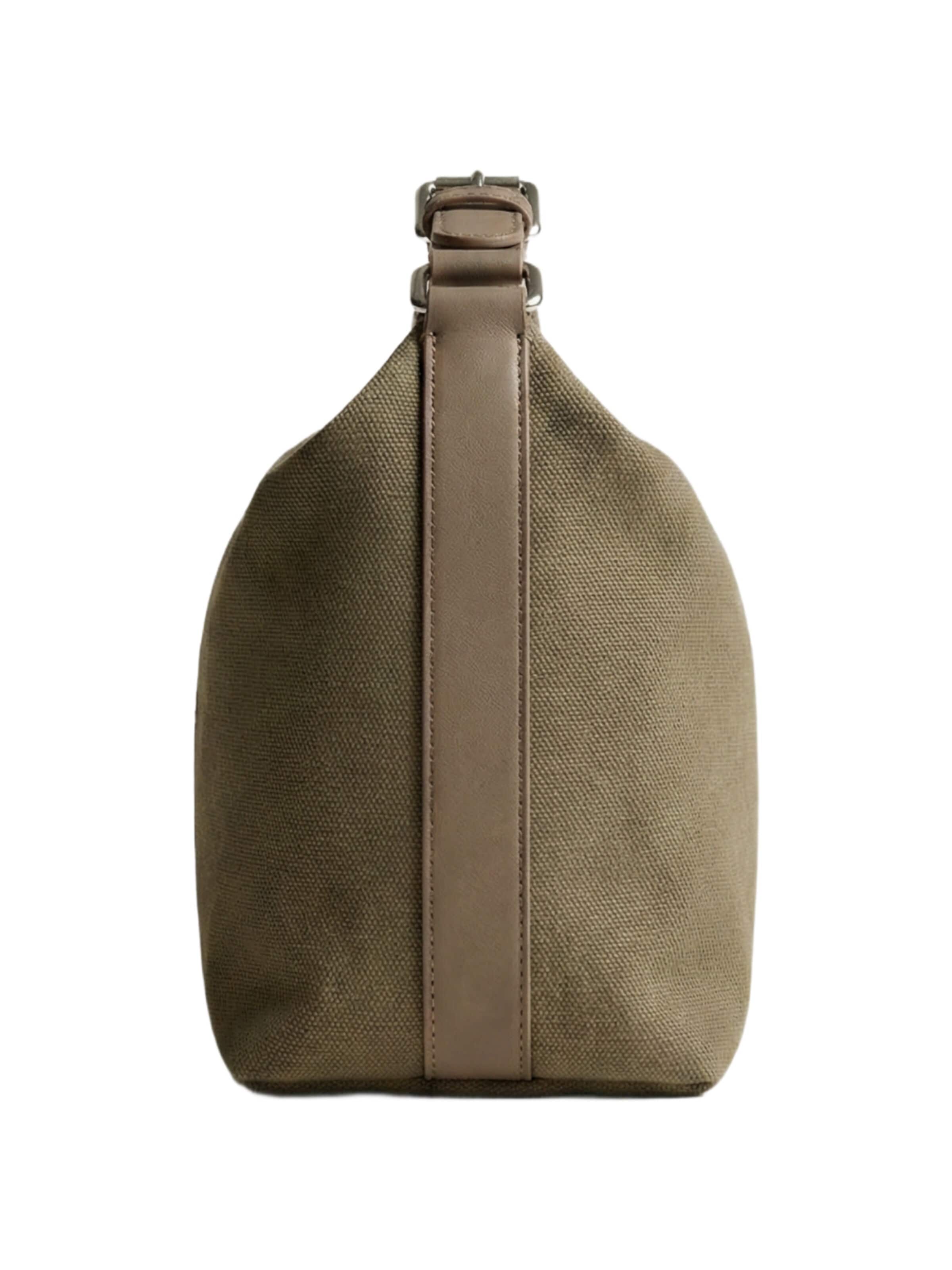 americandreams Handbag 'Canvas Club' in Grey