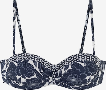 SUNSEEKER Bandeau Bikinitoppi värissä sininen: etupuoli