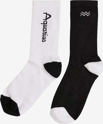 Mister Tee Socks 'Zodiac' in Black: front