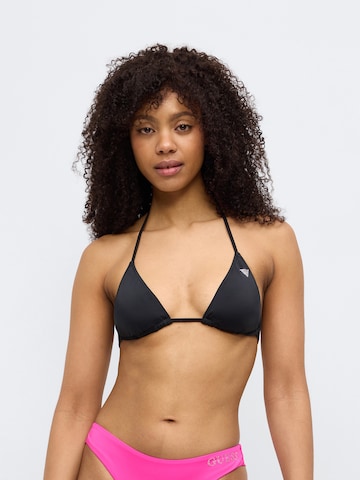 Triangolo Top per bikini 'VIOLET' di GUESS in nero: frontale