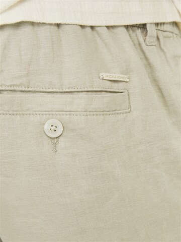 JACK & JONES Wide leg Chino trousers 'Bill Lawrence' in Beige