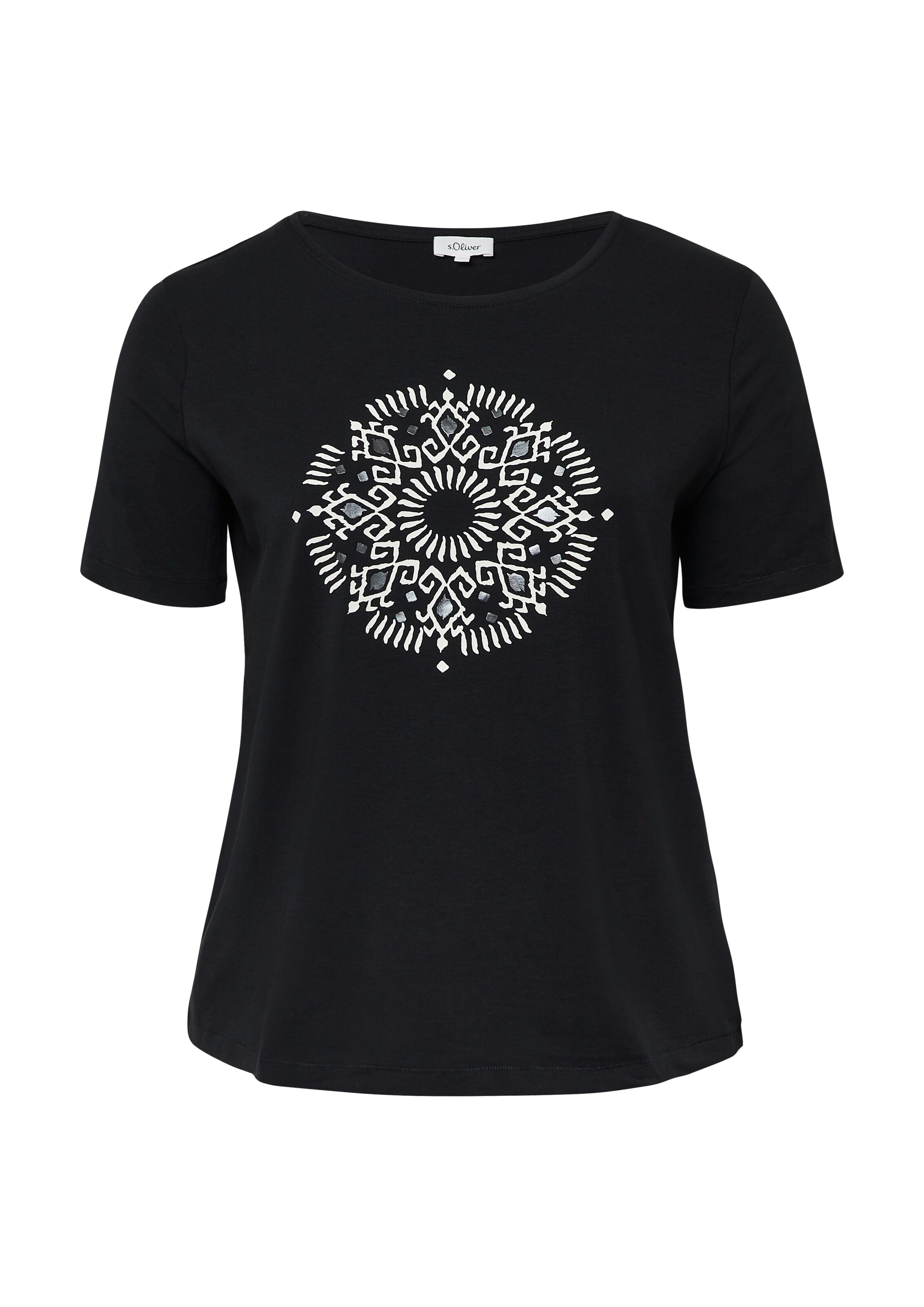 T-shirt s.Oliver en noir : devant