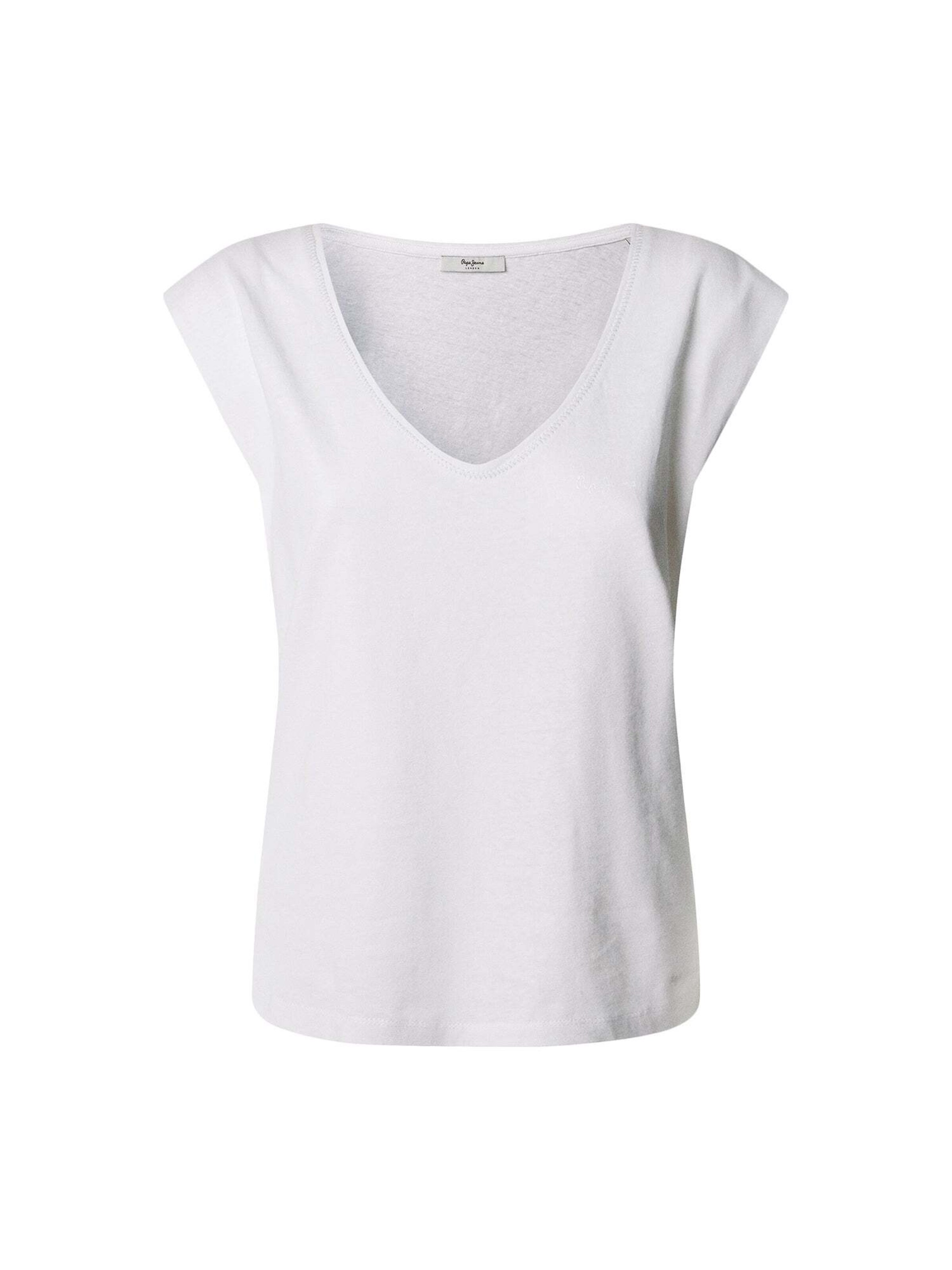 Maglietta 'Lotti' di Pepe Jeans in bianco: frontale