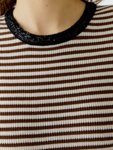 OUI Pullover in Braun