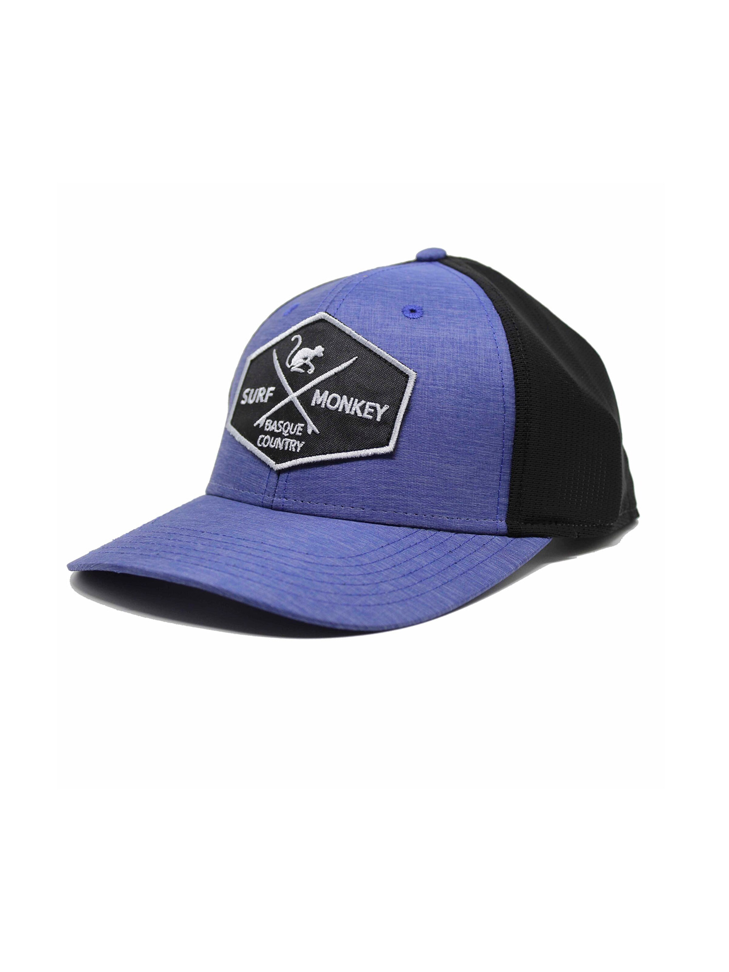 Surf Monkey - Gorra deportiva en azul: frente