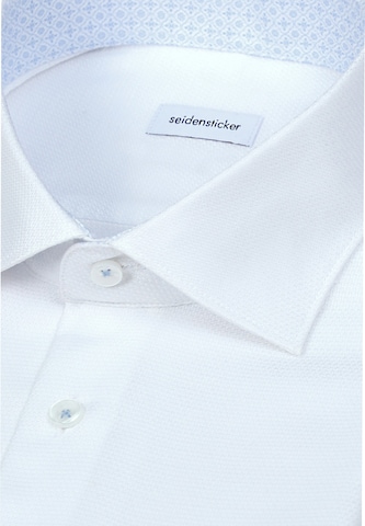 SEIDENSTICKER Slim Fit Hemd in Weiß