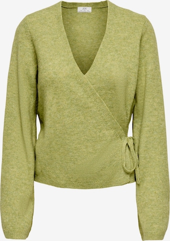 JDY Knit cardigan 'JDYSUPER' in Green: front