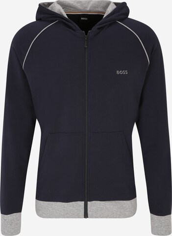 BOSS Sweatvest 'Mix&Match Jacket H' in Blauw: voorkant