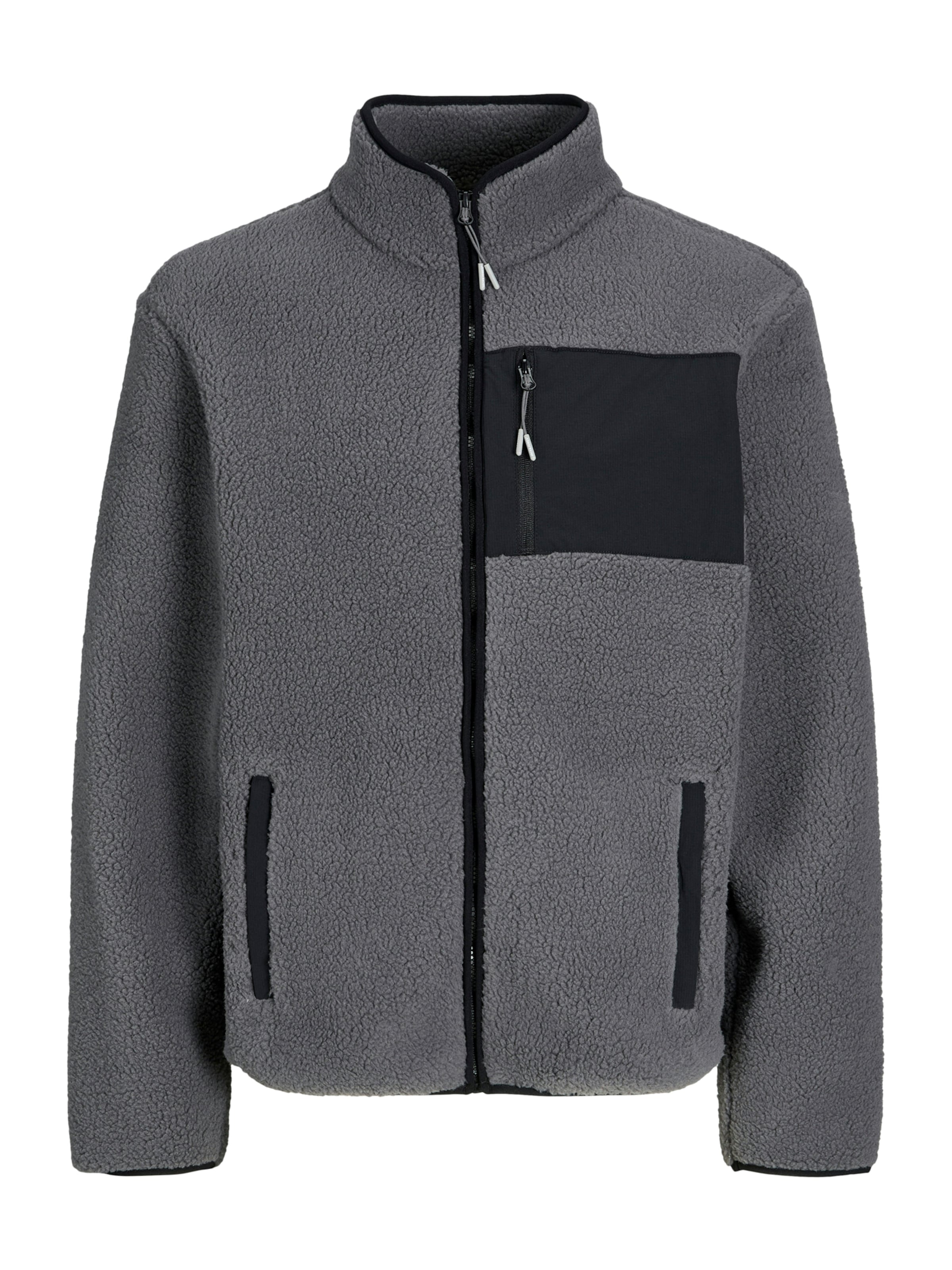 JACK & JONES Between-Season Jacket 'JJTHatcher' in Grey: front