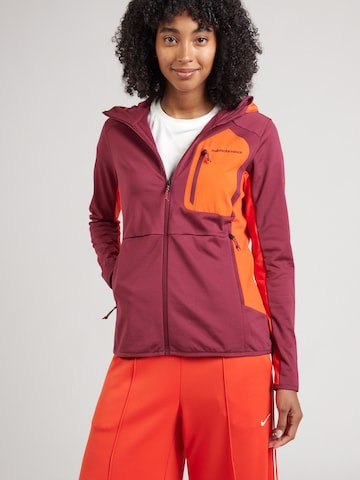 PEAK PERFORMANCE Sportsweatjacka 'Utility' i lila: framsida