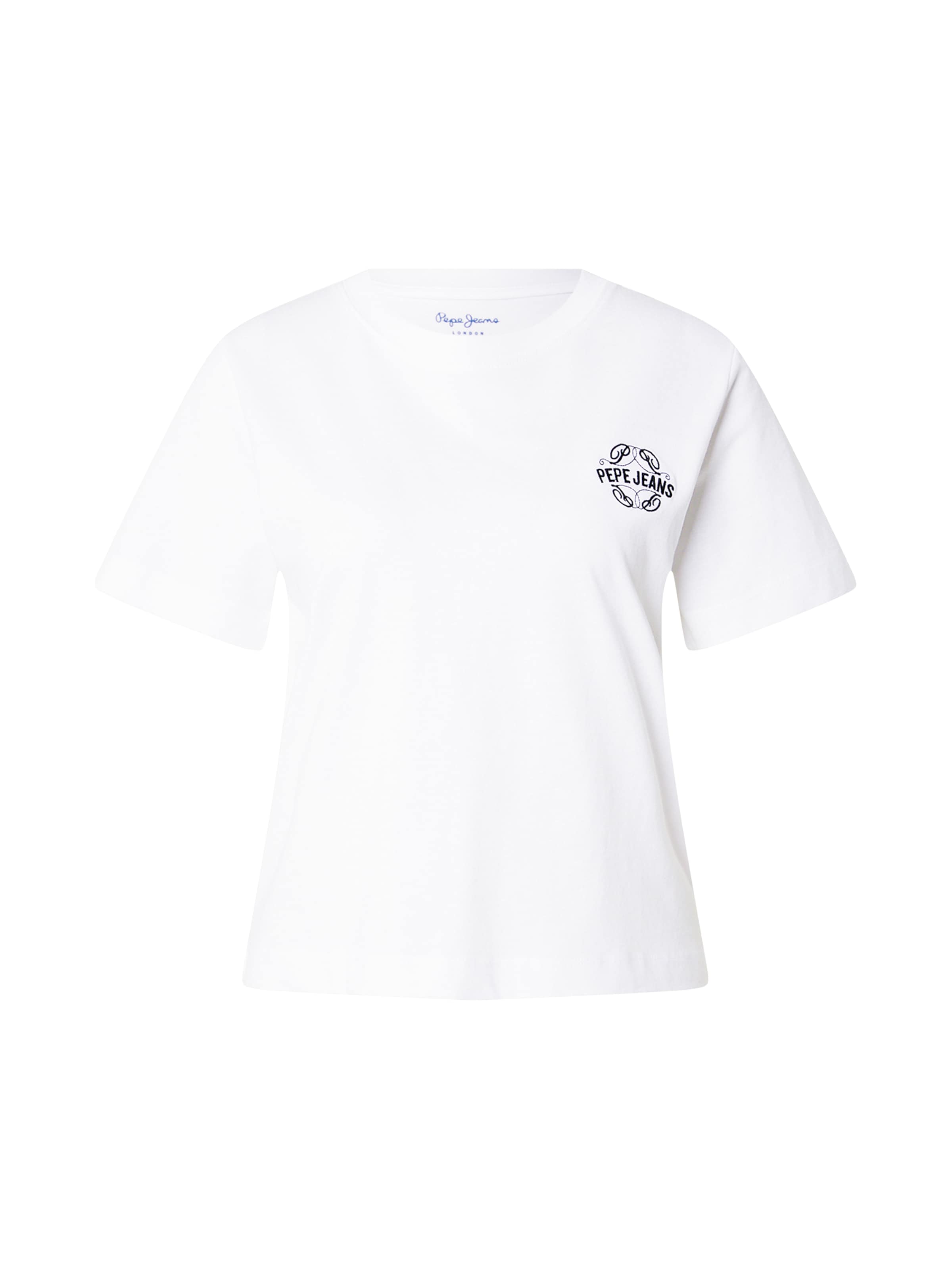 T-shirt 'NATALIA' Pepe Jeans en blanc : devant