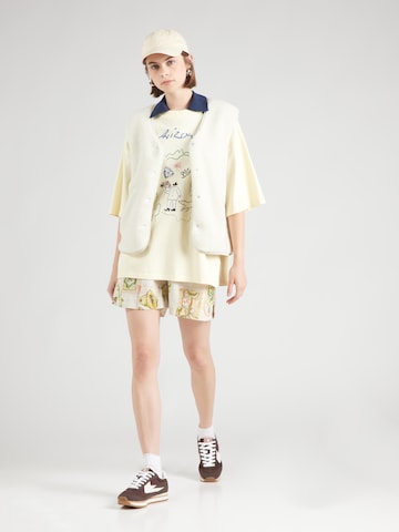 TOPSHOP Футболка оверсайз 'Arizona' в Желтый