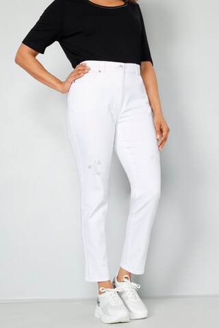 MIAMODA Slimfit Jeans in Weiß