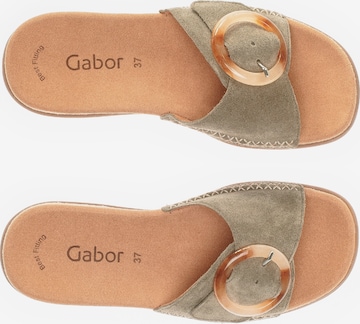 GABOR Mules in Green