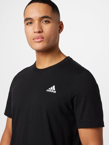 juoda ADIDAS SPORTSWEAR Sportiniai marškinėliai 'Essentials'