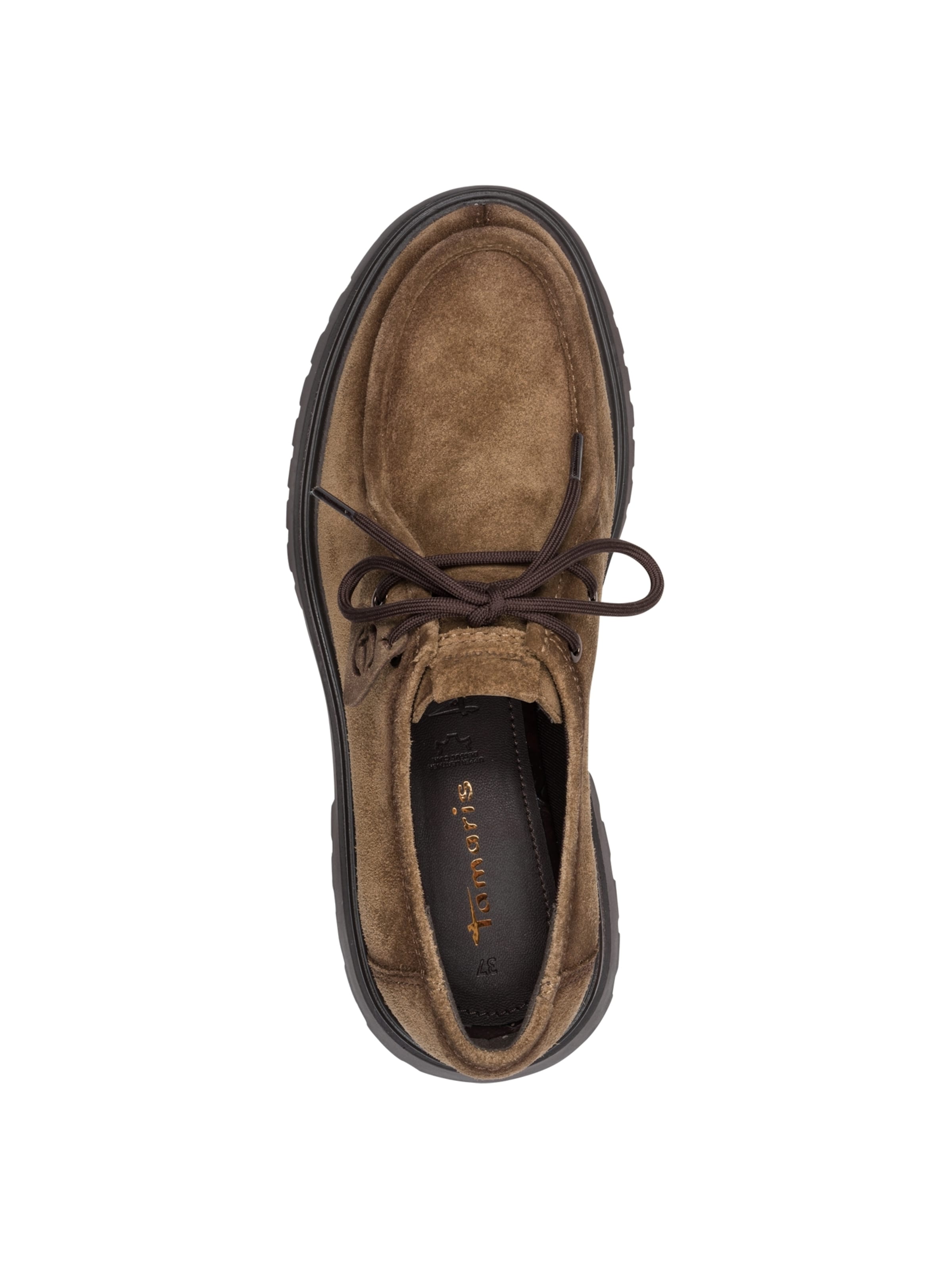 Chaussure à lacets Tamaris en marron