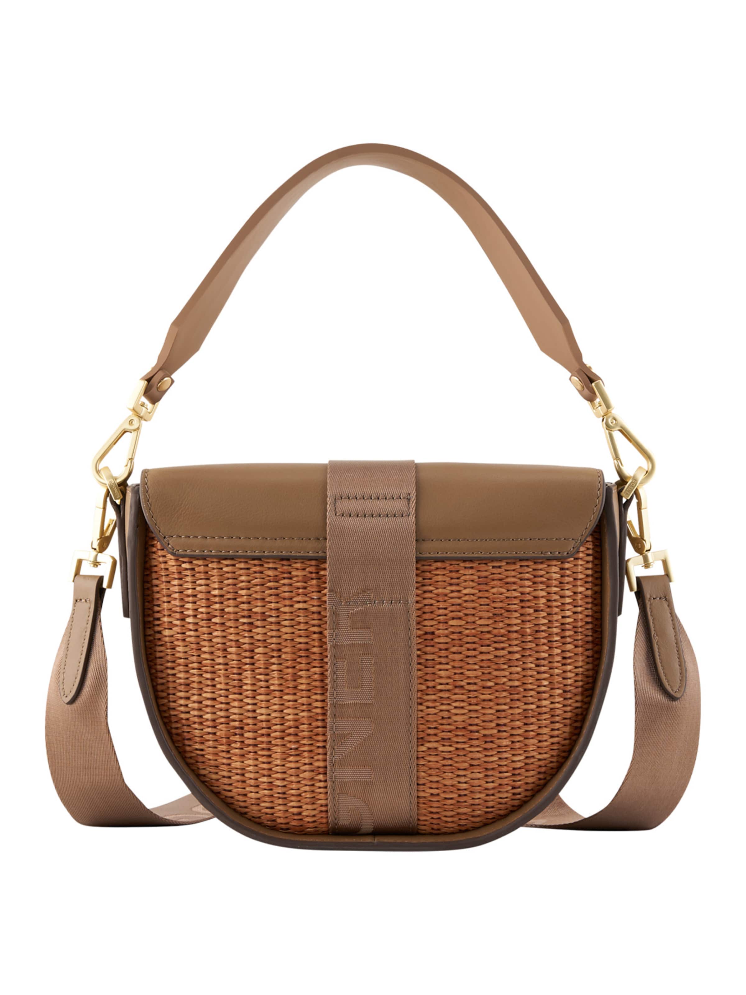 Borsa a spalla 'Zuoz Rafia Cassy' di BOGNER in marrone