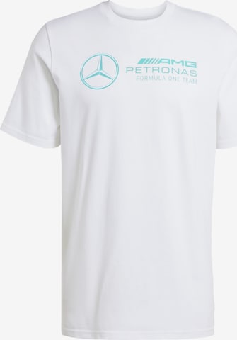 ADIDAS PERFORMANCE Performance shirt 'Mercedes - AMG Petronas Formula One Team DNA' in White: front