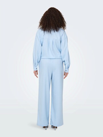 JDY Wide leg Pants 'JDYNINA' in Blue