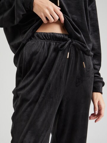 PIECES Tapered Trousers in Black