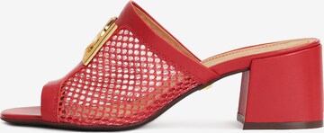 Kazar Mules in Red: front