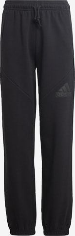 ADIDAS SPORTSWEAR Workout Pants in Black: front