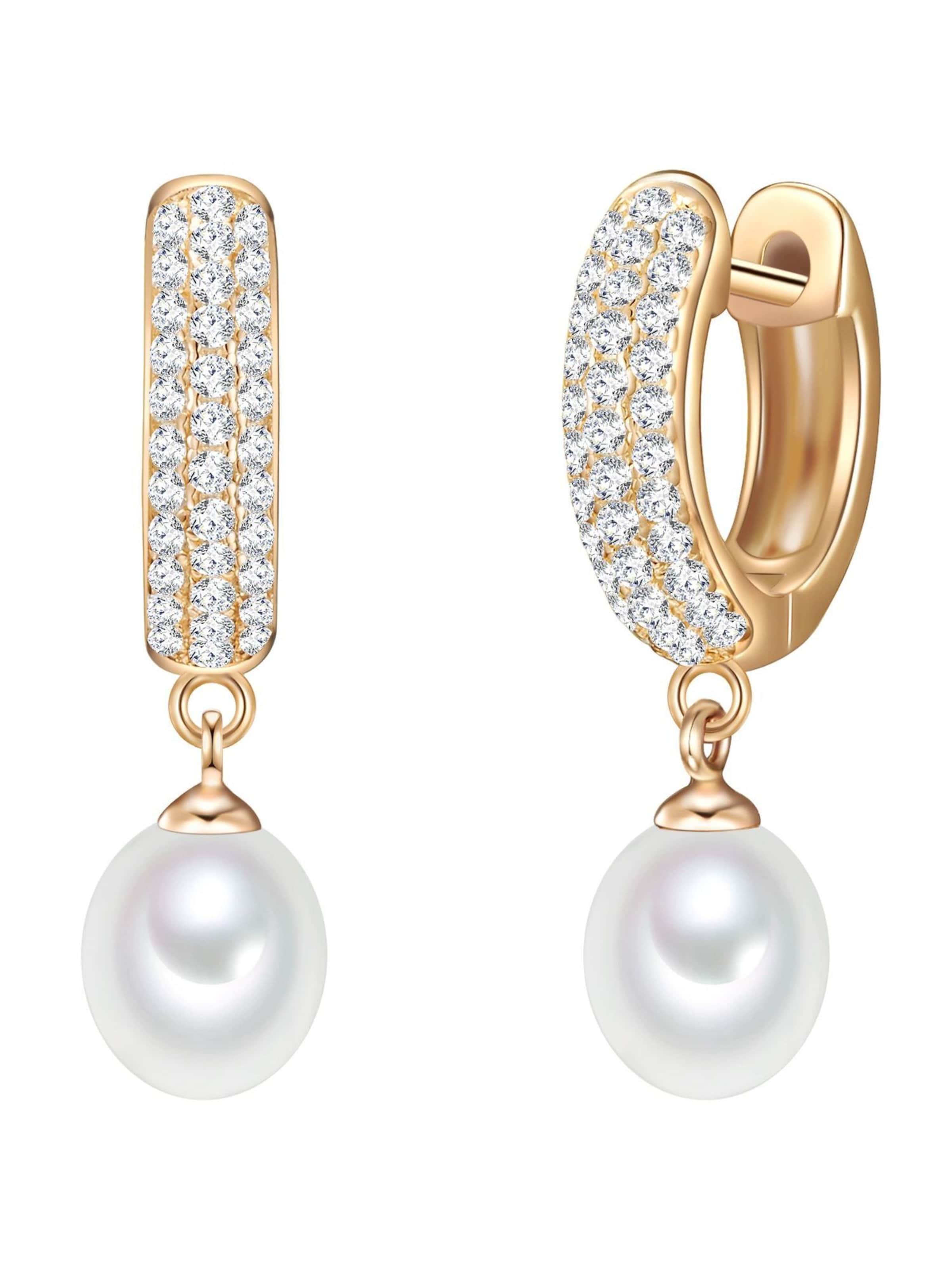 Valero Pearls Σκουλαρίκια σε χρυσό: μπροστά