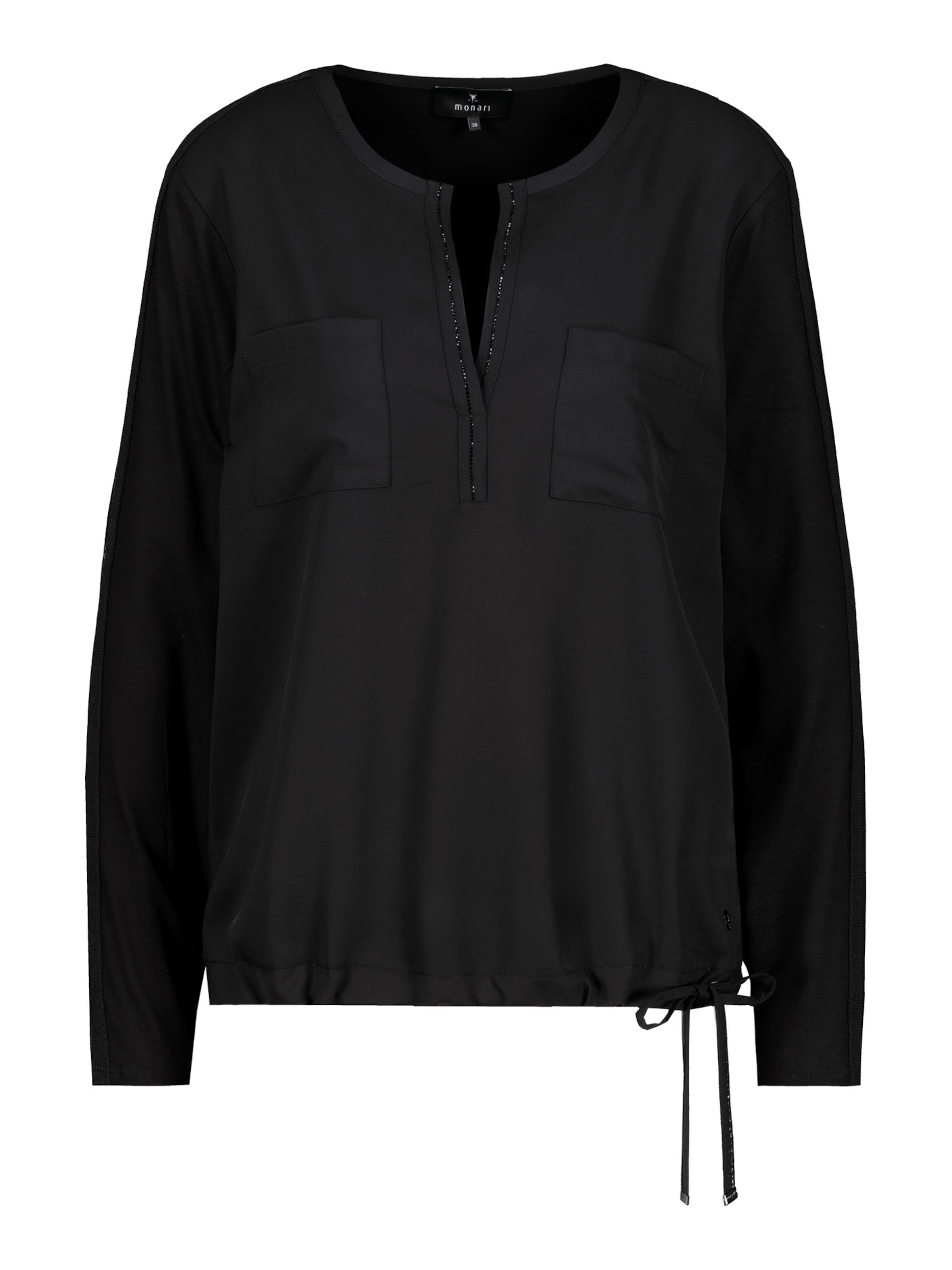 Chemisier monari en noir : devant