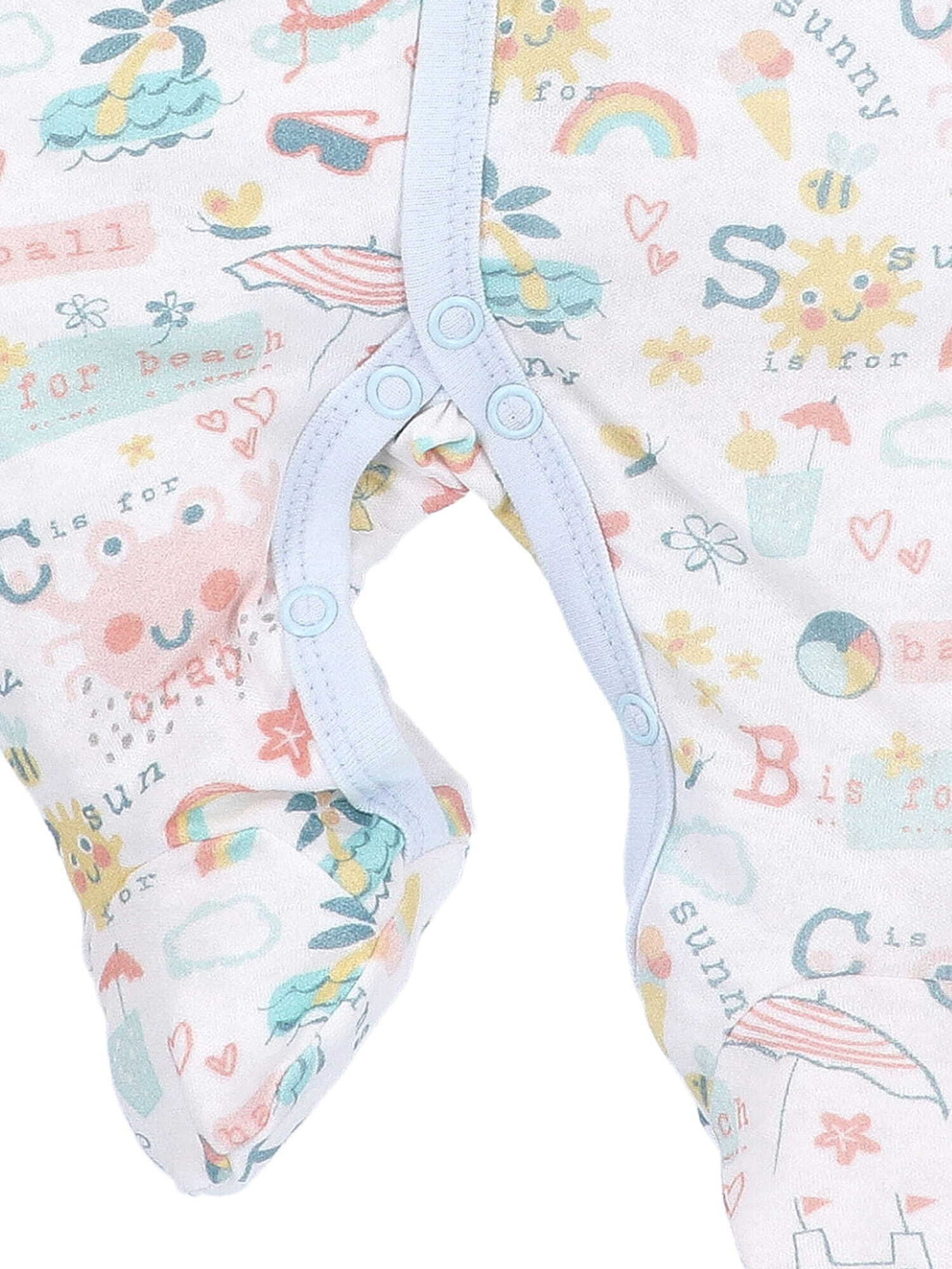 NINI Strampler 'Beach' in Weiß