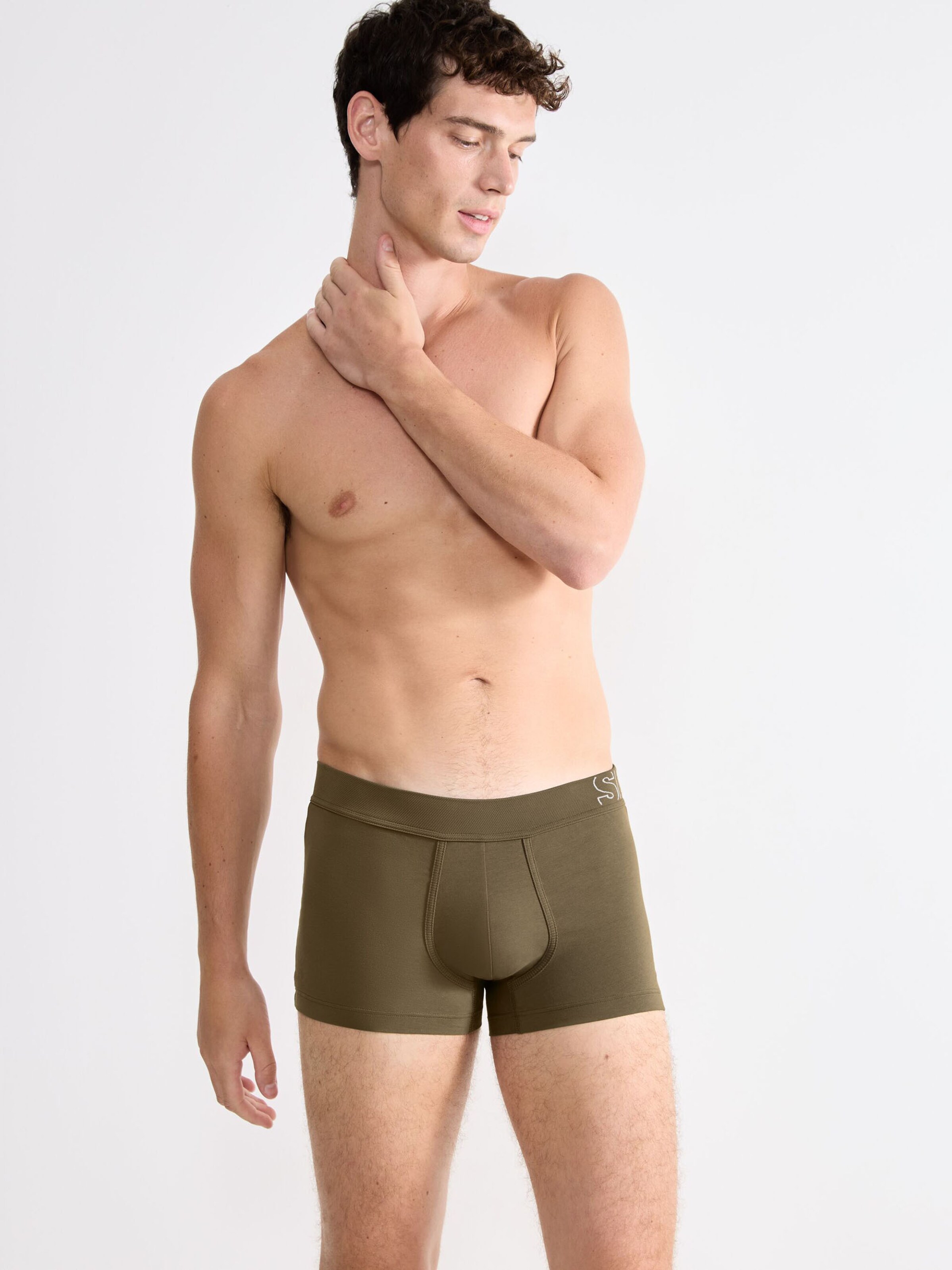 SLOGGI Boxer shorts in Brown: front
