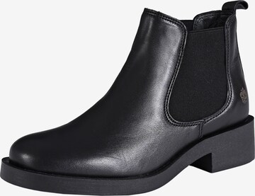 Apple of Eden Chelsea boots 'Simone' in Black: front