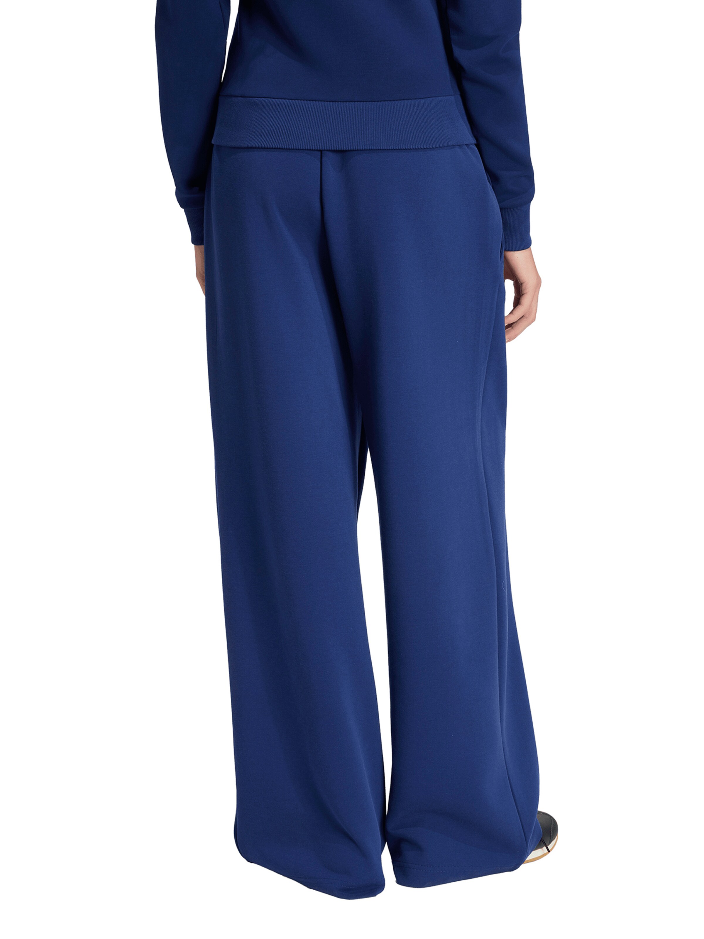 ADIDAS SPORTSWEAR Wide Leg Sporthose 'Soft Lux' in Blau