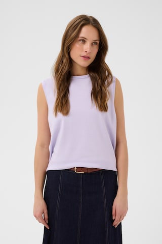 SAINT TROPEZ Sweater 'MilaSZ' in Purple: front