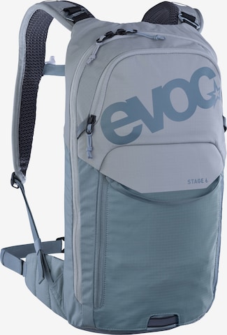 EVOC Rucksack 'STAGE 6 + HYDRATION BLADDER 2' in Grau: Vorderseite
