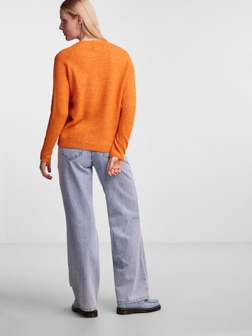 PIECES Pullover 'Juliana' in Orange