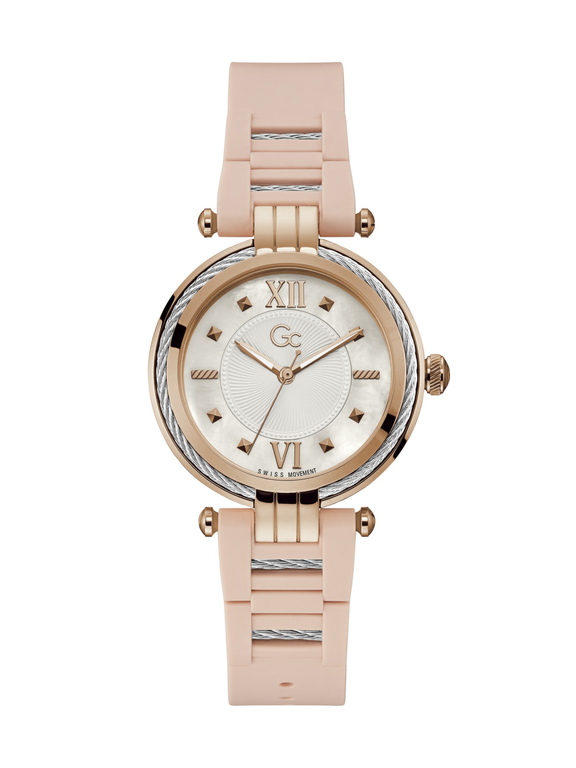 Gc Analoog horloge 'CableBijou' in Roze