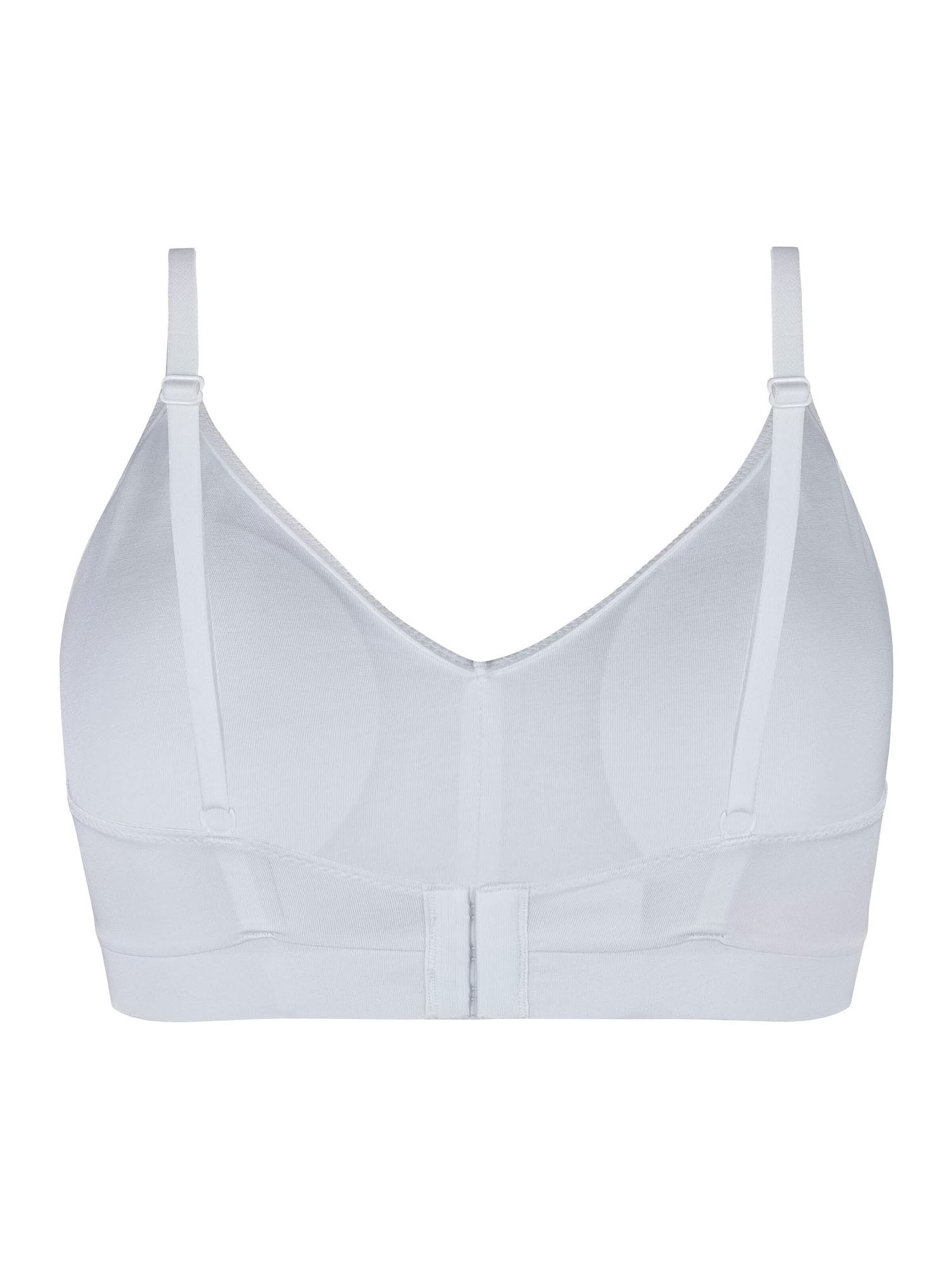 Skiny Bustier BH ' Cotton Essentials ' in Wit