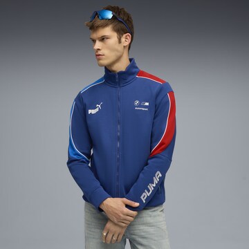 PUMA Sportsweatvest 'BMW M Motorsport T7' in Blauw