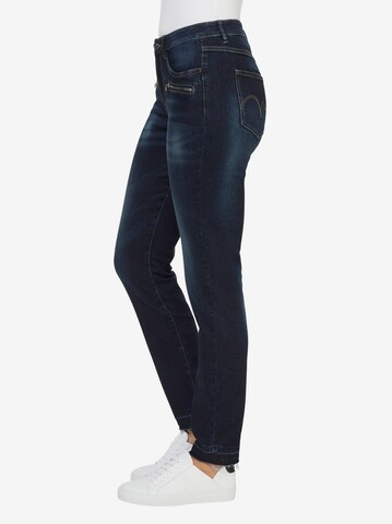 Slimfit Jeans de la Linea Tesini by heine pe albastru