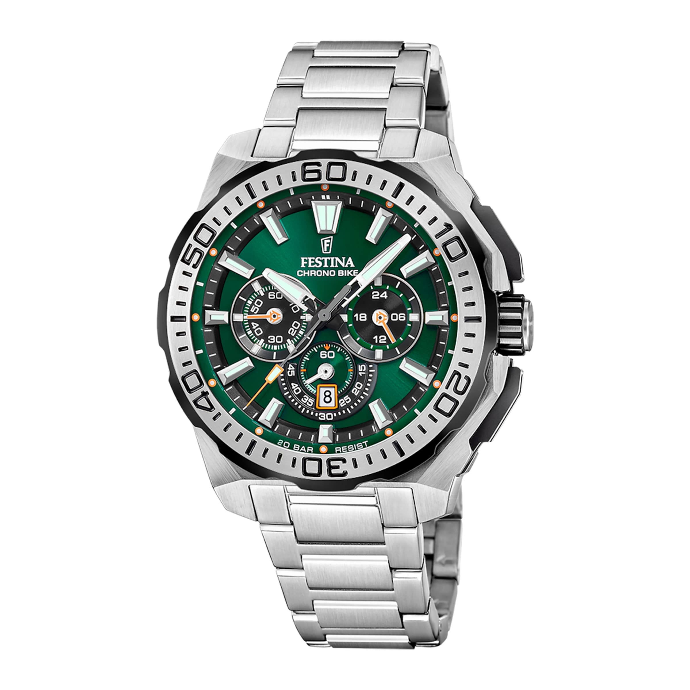 FESTINA Analoog horloge in Groen: voorkant
