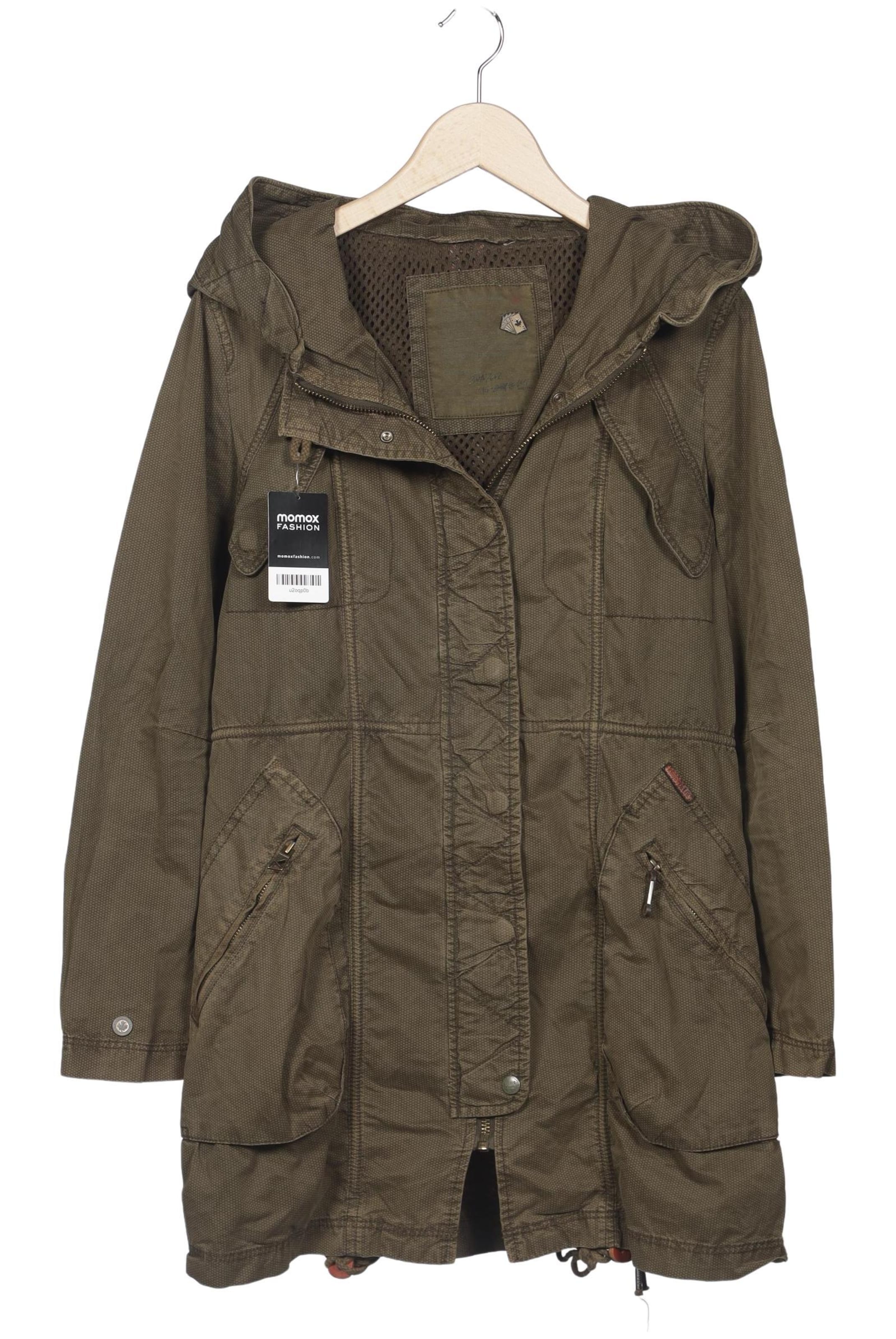 khujo Mantel M in Grün: Vorderseite