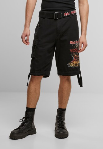 Brandit Regular Hose in Schwarz: Vorderseite